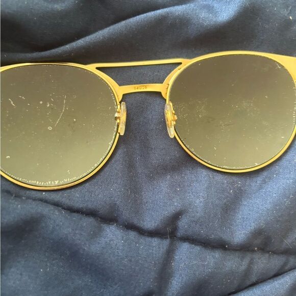 Ray-Ban RB3546 sunglasses aviator logo mirror lens eyewear gold frame glasses main image 7